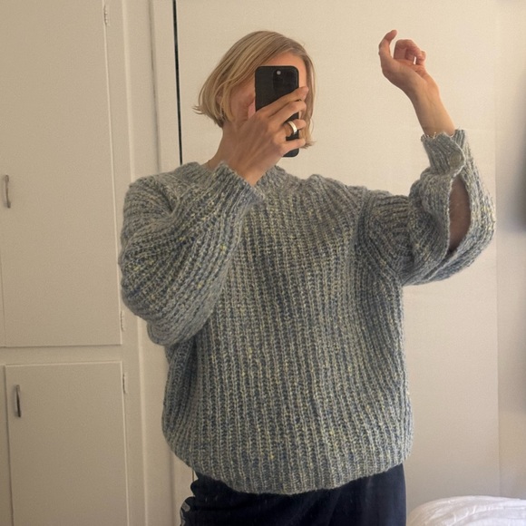 Rus Turquoise Knit Sweater - Picture 7 of 8